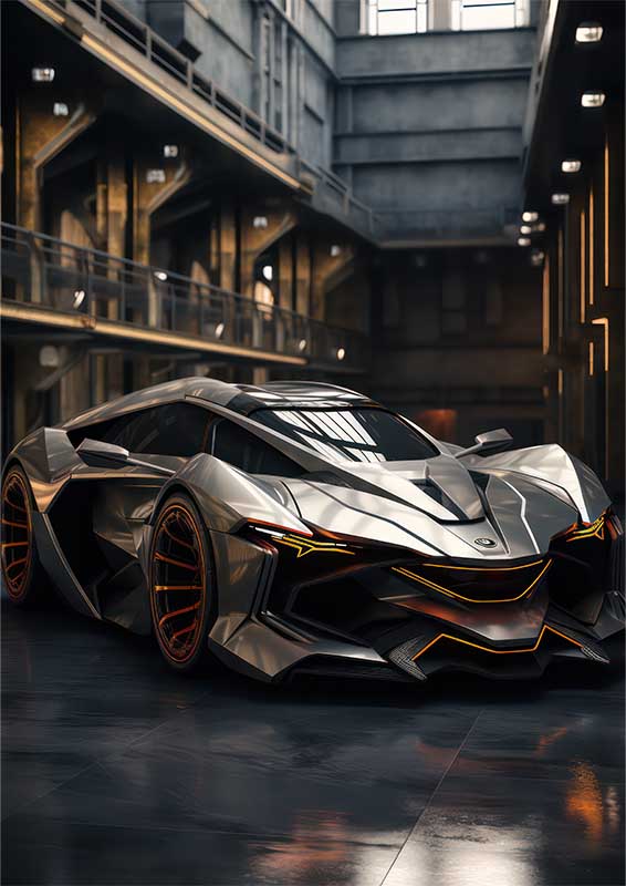 Future Super Car Amazing Detail | Canvas