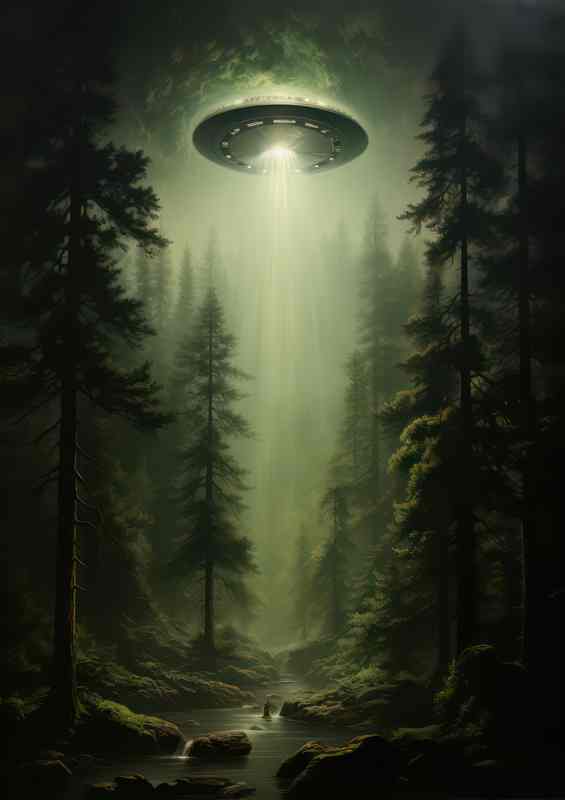 UFO Odyssey Exploring Alien Encounters | Di-Bond