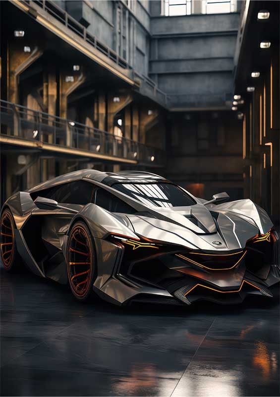 Future Super Car Amazing Detail | Poster
