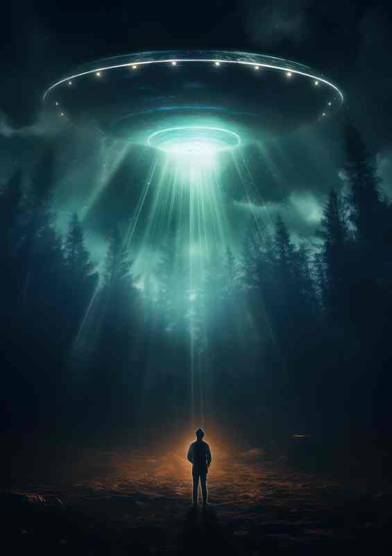 Unearthly Appearances Investigating UFO Sightings | Metal Poster