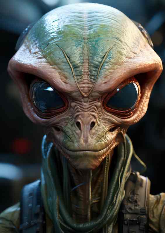 Unearthly Discoveries Probing Alien Secrets | Metal Poster