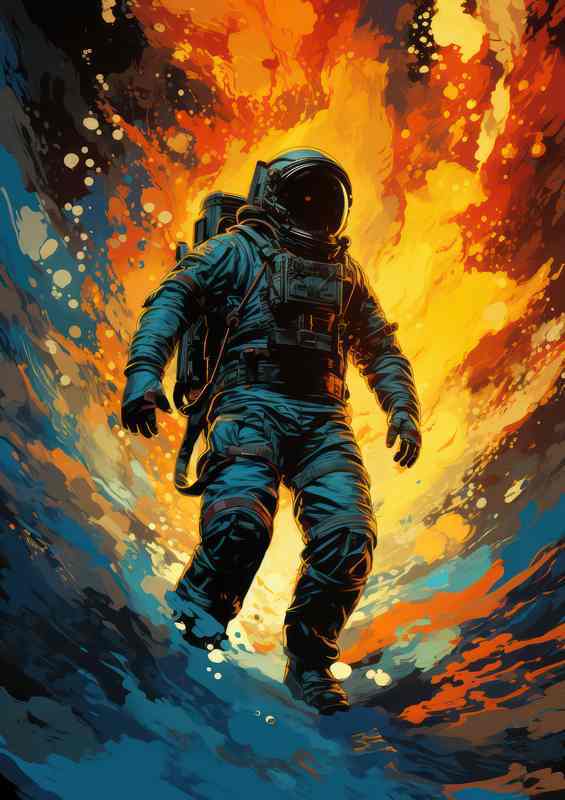 Unlocking the Secrets of the Cosmos | Metal Poster