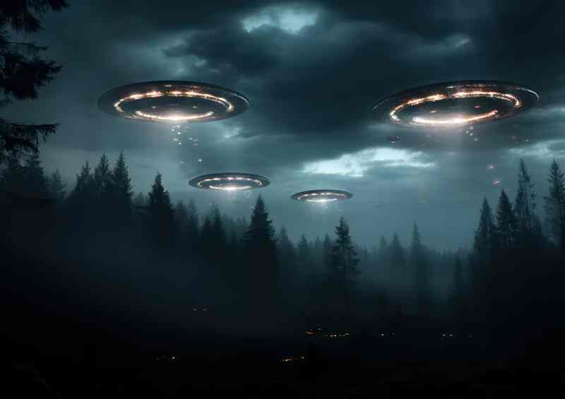Enigma Examining UFO Sightings | Poster