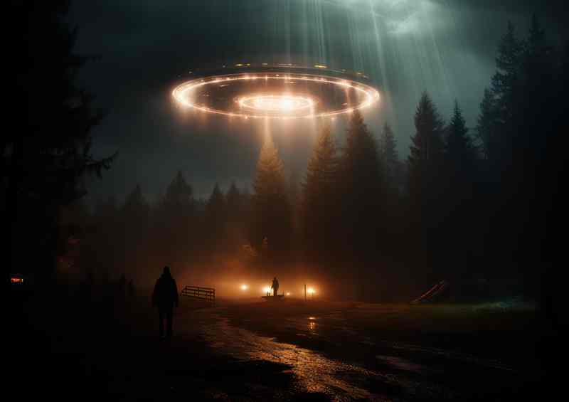 Extraterrestrial Investigations Probing UFO Sightings | Metal Poster