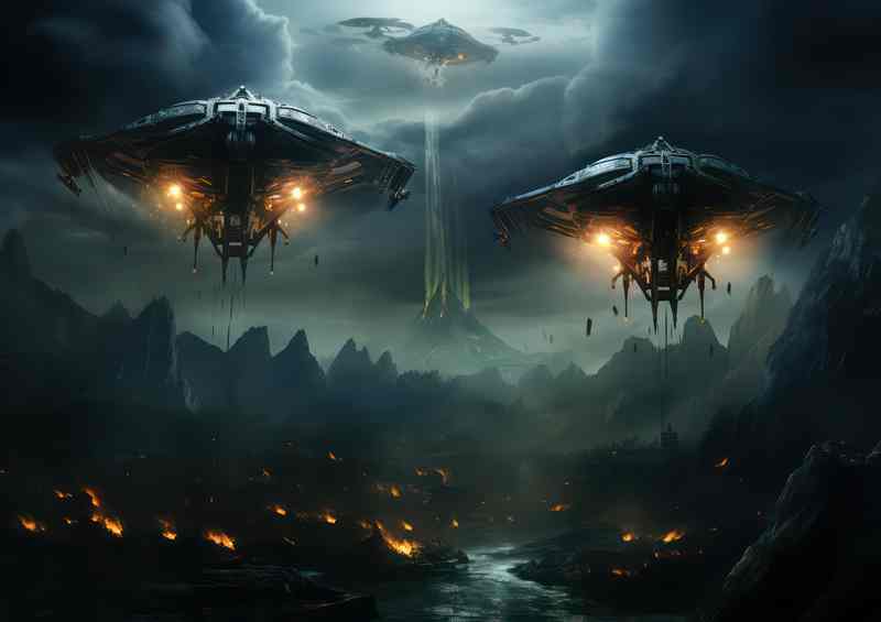 Flying Saucer Files UFO Encounters Explored | Poster