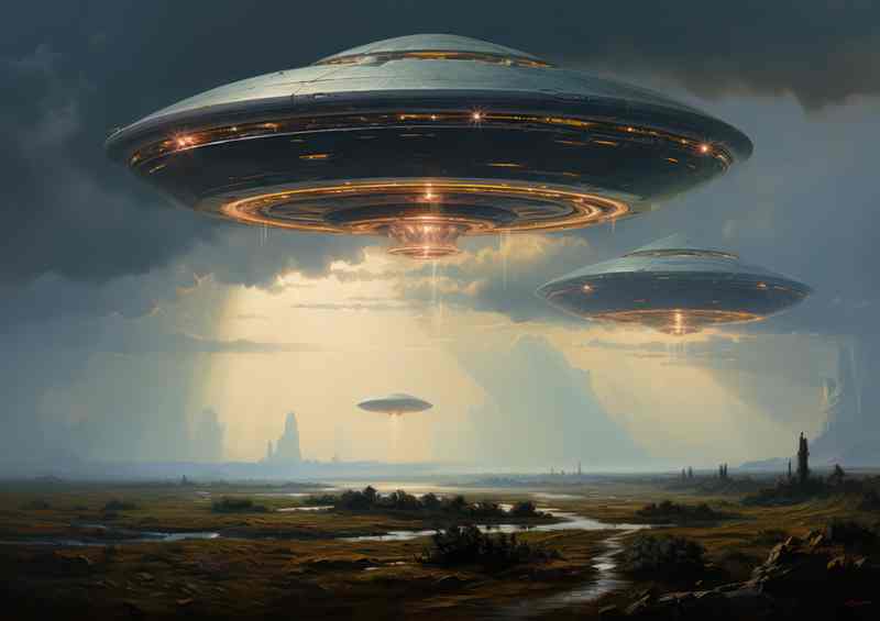 Galactic Mysteries Uncovering UFO Secrets | Poster