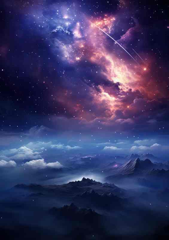 Galactic Rainbows The Vibrant Colors of Nebula | Di-Bond