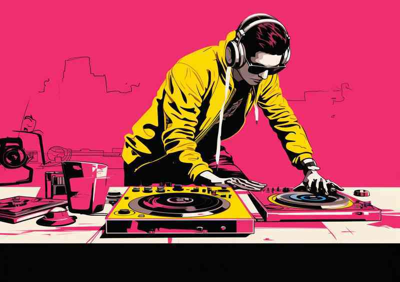 Bold Expressions Mr Dj Pop Art | Di-Bond