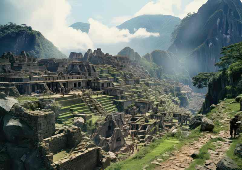 Andean Treasure Machu Picchu | Metal Poster