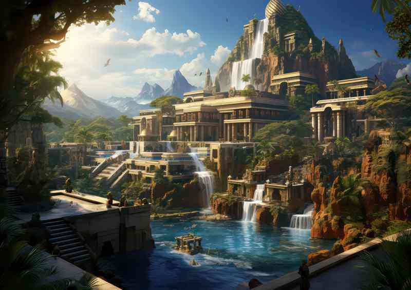 City of The Gods How The Inka Possibly Lived | Metal Poster