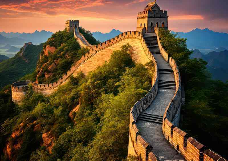 Great Wall of China A Modern Day Wonder | Poster