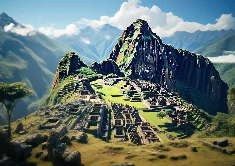 High Altitude Wonder Machu Picchu | Poster