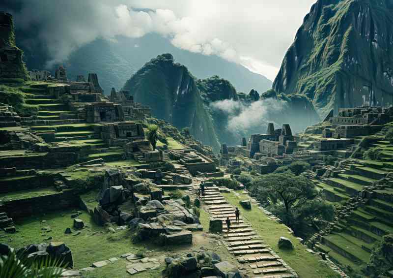 Historic Marvel In Time Machu Picchu | Metal Poster