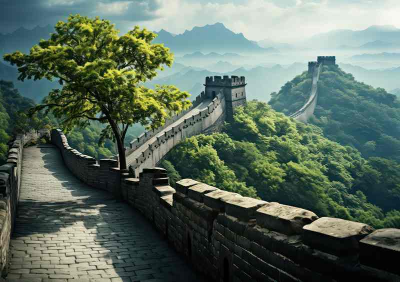 Inside The Great Wall Of China | Canvas