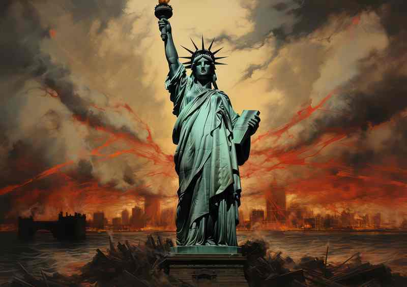 Liberty A Statue Of Freedom | Poster