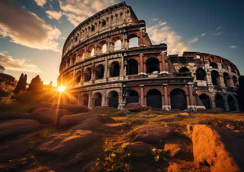 Spectacular Roman Wonder Coliseum | Canvas