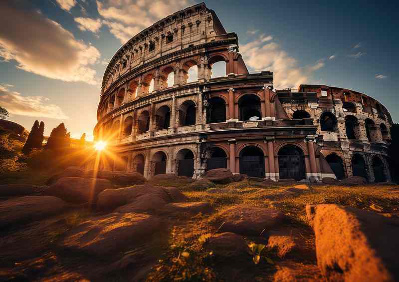 Spectacular Roman Wonder Coliseum | Di-Bond