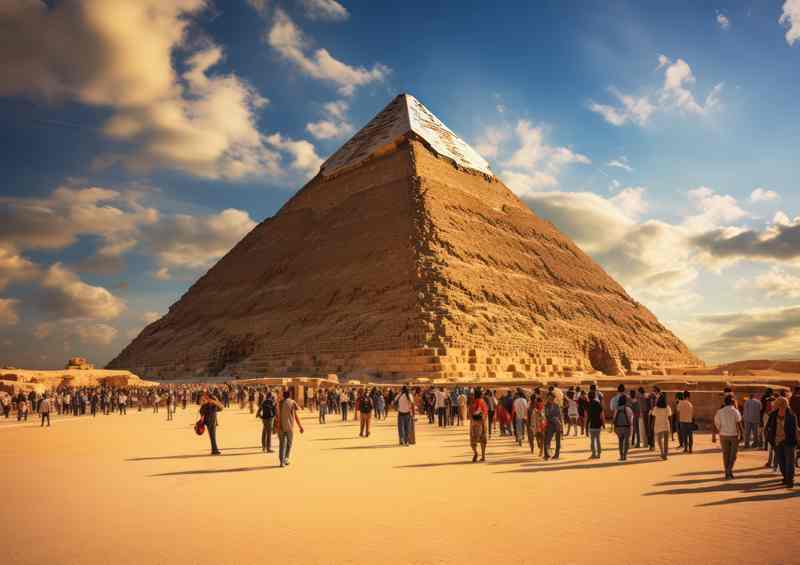 The Great Pyramid of Giza | Metal Poster