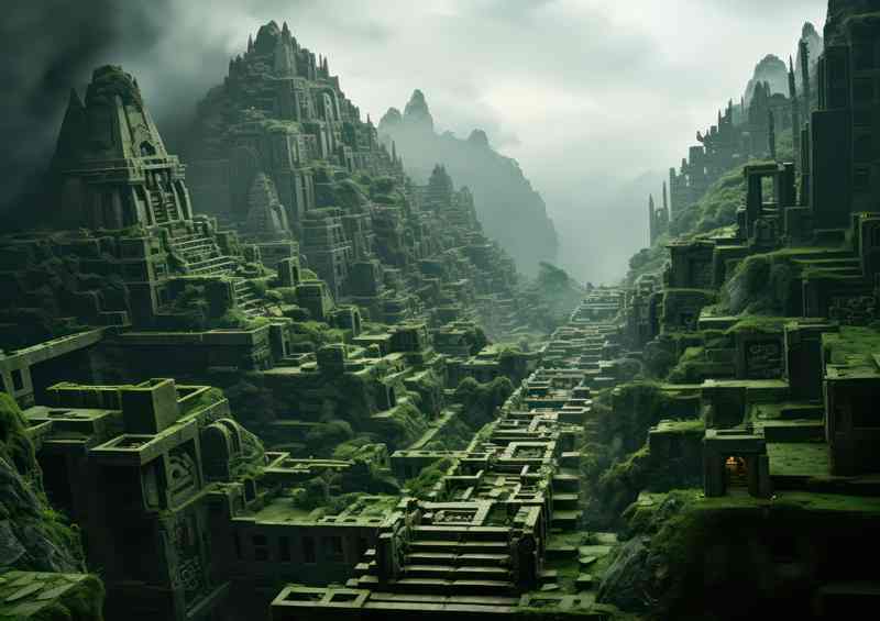 The Lost City Machu Picchu Style | Canvas
