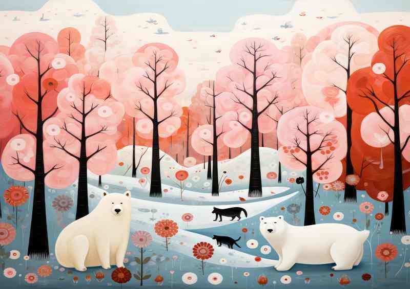 A Day At The Park in The Woods | Canvas