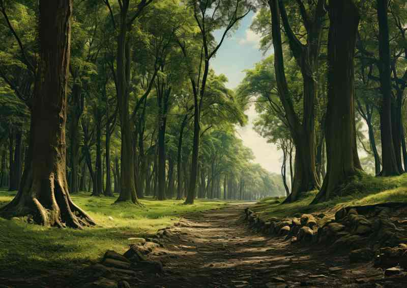 The Awaiting Forest Path | Canvas