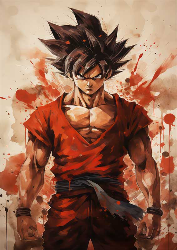 Goku style pop art | Di-Bond
