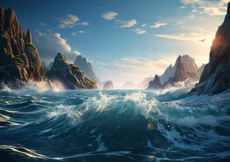 Daylight Struggles Seas in Turbulent Motion | Di-Bond