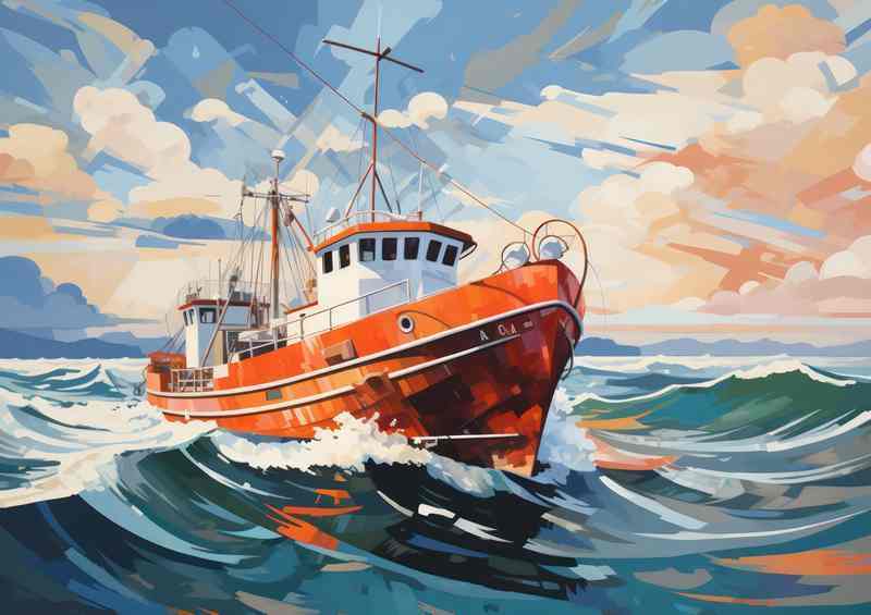 Fisher men coming home | Canvas