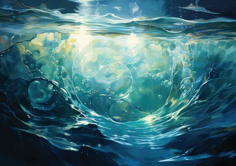Rough Seas under and above | Di-Bond