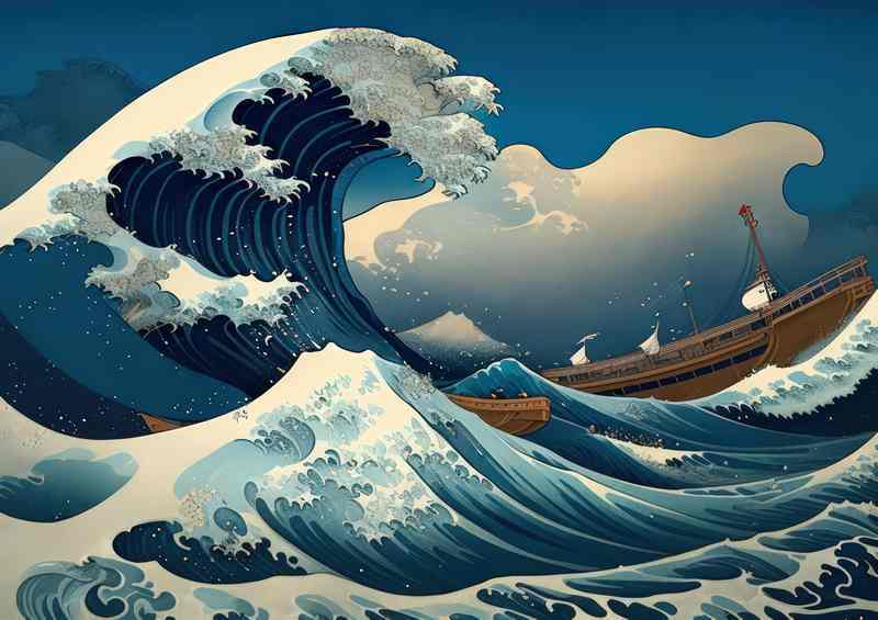 The wave of a fisherman | Di-Bond