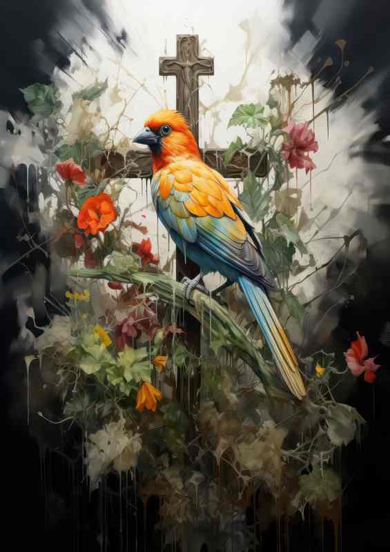 The Cross in Nature Spiritual Reflections Poster