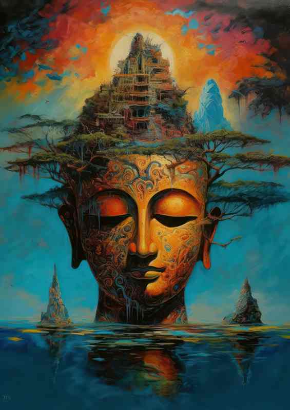 Boundless Love The Mystical Buddhas Embrace | Poster