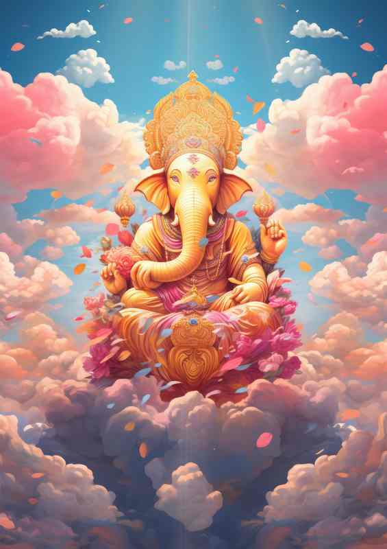 Divine Journey Walking the Mystical Path of Buddha | Canvas