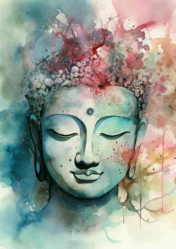 Radiant Stillness The Enlightened Sages Tranquility | Poster