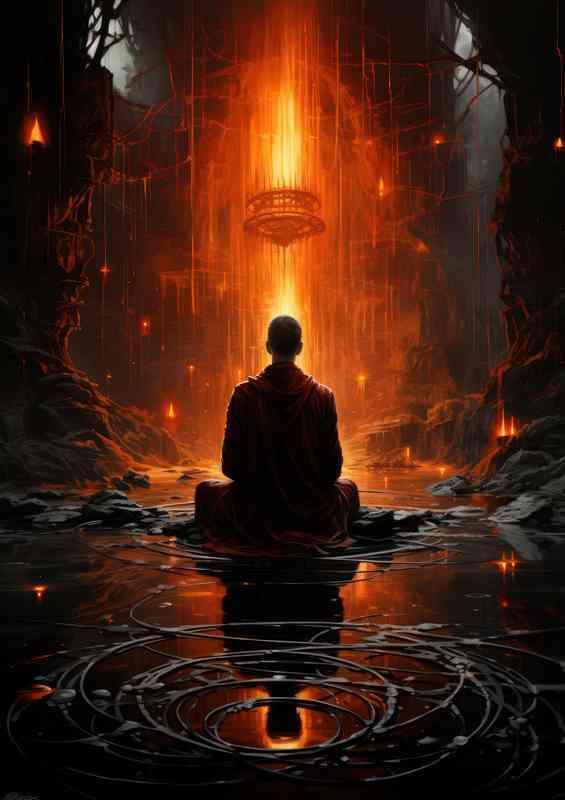 The Essence of Boundless Love in Buddhas Words | Metal Poster