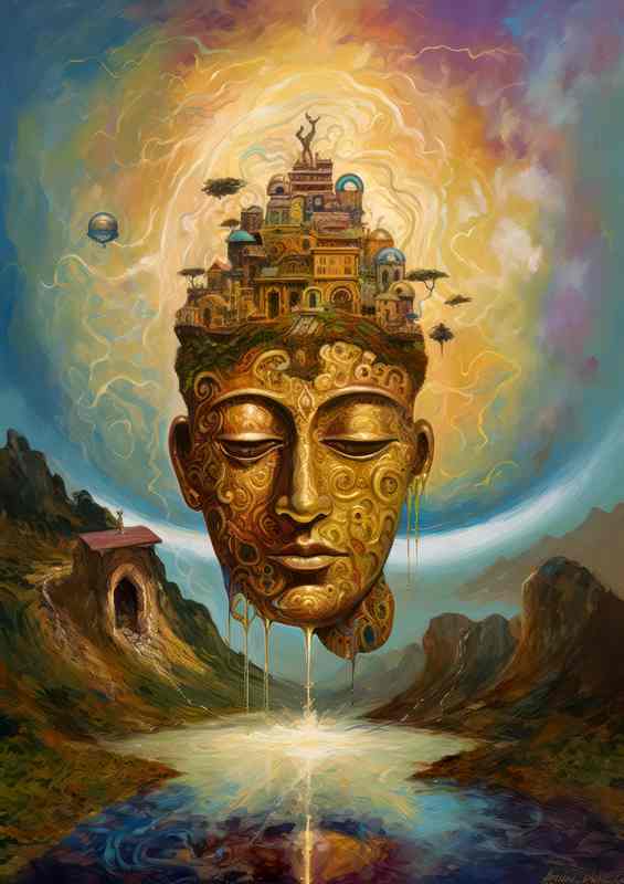 The Gentle Radiance of the Sacred Bodhisattva | Poster