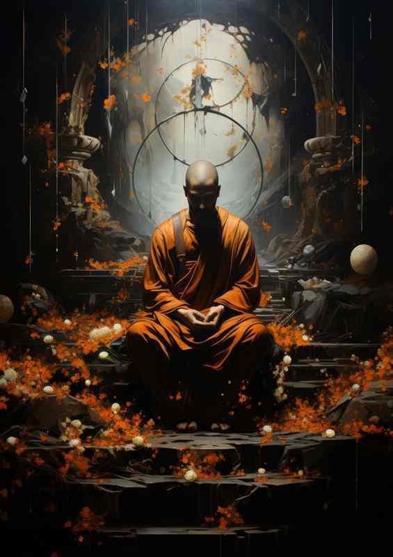 Walking with Buddha A Journey of Spiritual Discovery | Di-Bond