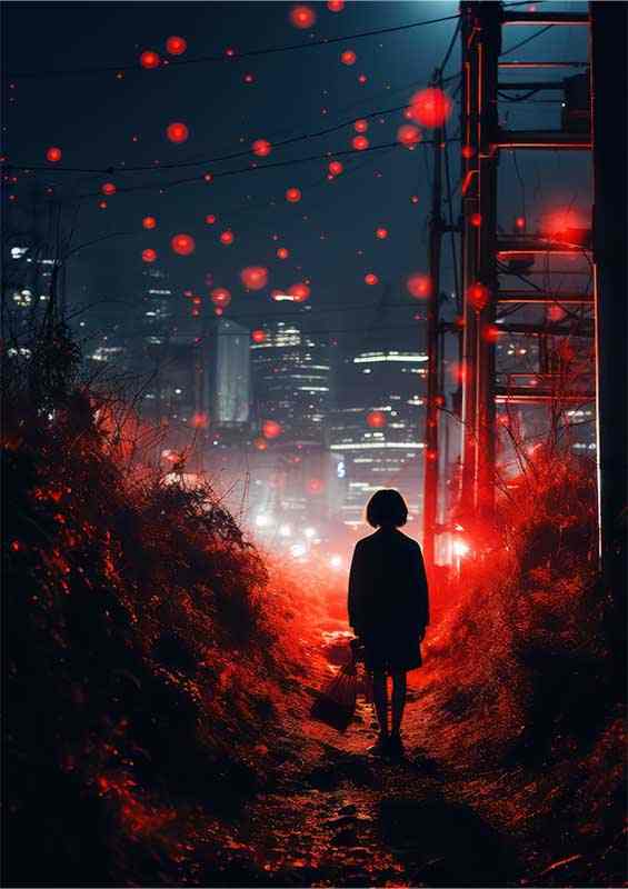 Streets Alive and Captured A Visual Exploration | Metal Poster