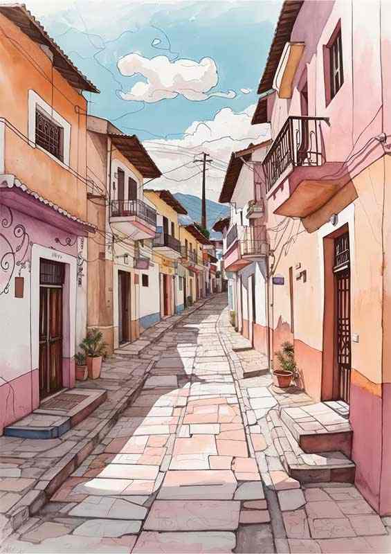 Urban Odyssey The Worlds Street Scenes | Metal Poster