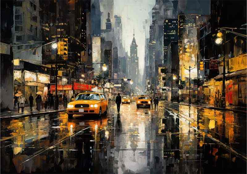 City Streets Captured New York City A Photographic Journey | Poster