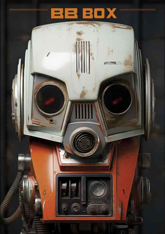 Abstract Automation Cybernetic Faces | Canvas