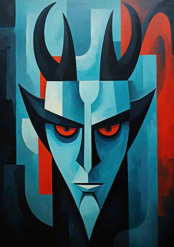 Abstract Faces Beyond Reality | Di-Bond