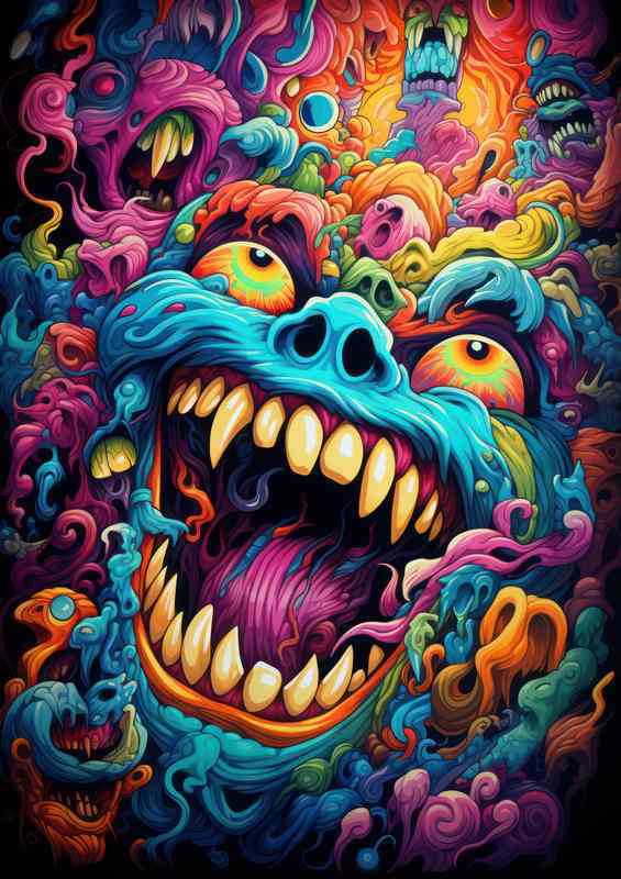 Abstract Faces of Emotion | Di-Bond