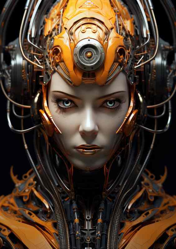 Automated Artistry Abstract Faces | Di-Bond