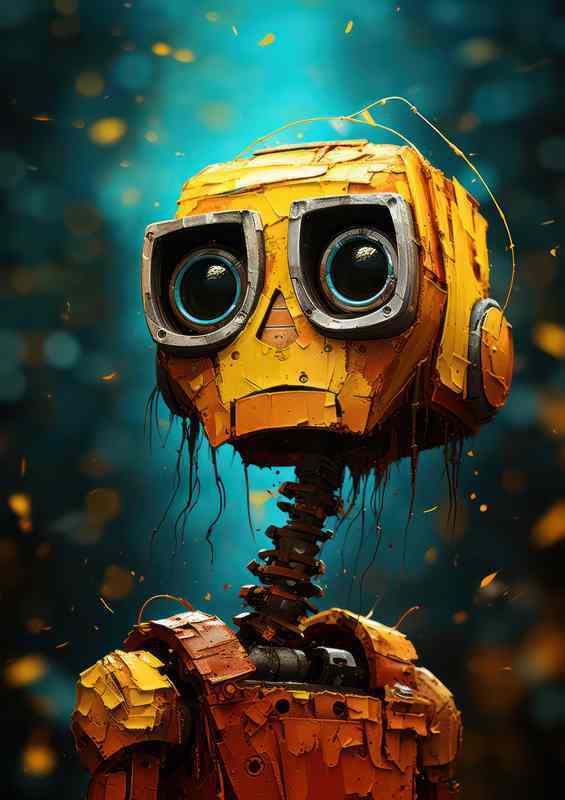 Automated Illusions Abstract Faces | Metal Poster