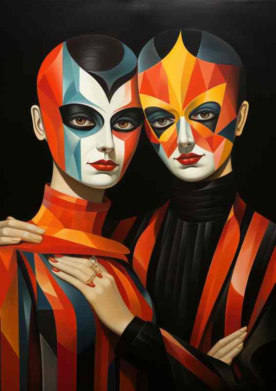 Evolving Egos The Art of Abstract Faces | Canvas