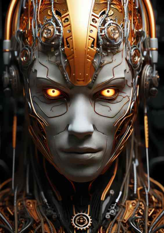 Hidden Emotions Abstract Facial Expressions | Metal Poster