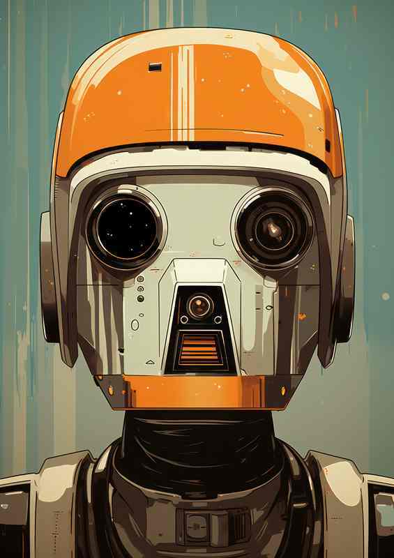 Mechanical Expression Cyber Faces | Di-Bond