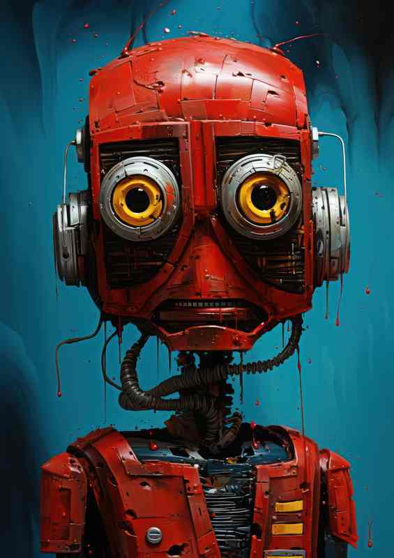 Robotic Reverie Abstract Expressions | Canvas