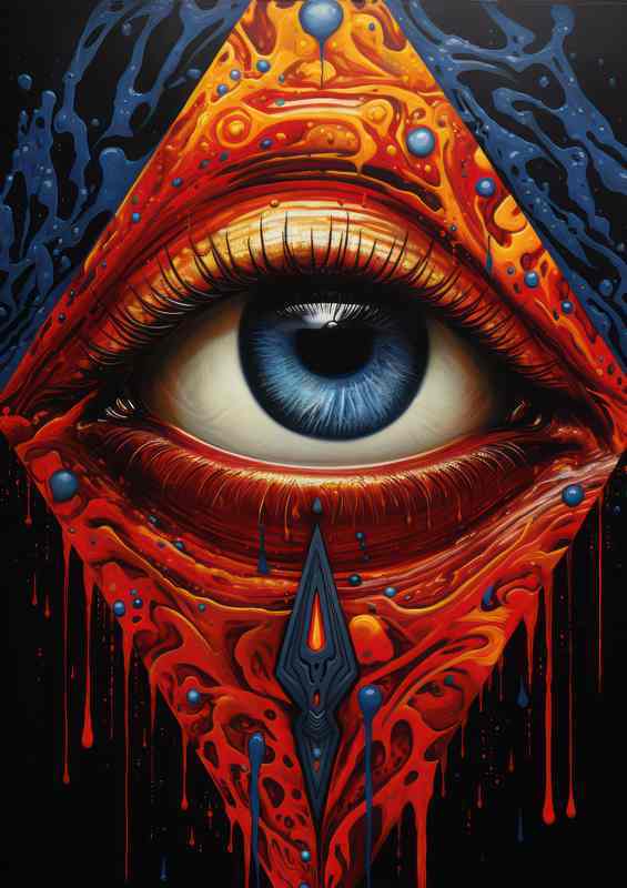 Surreal Visages Unconventional Face Art | Di-Bond
